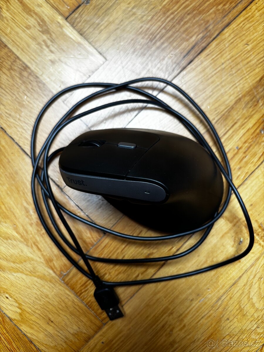 Trust Bayo II Eco ergonomická myš (25144) – drátová, černá