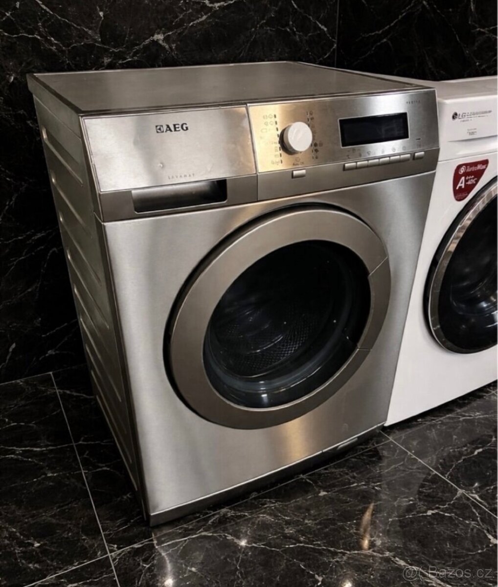 Pračka Aeg 8kg a+++ (stříbrná)