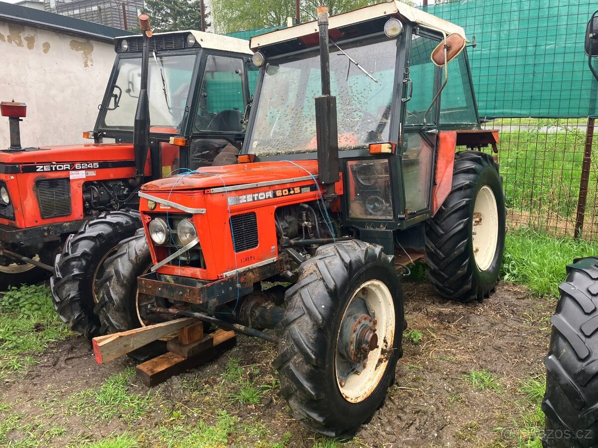 Zetor 6045 pěkný základ traktoru