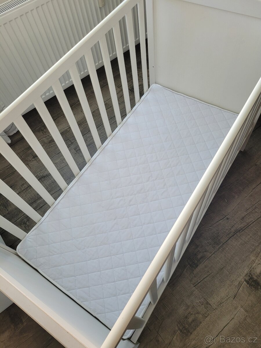 Postýlka IKEA 60x120cm vč matrace