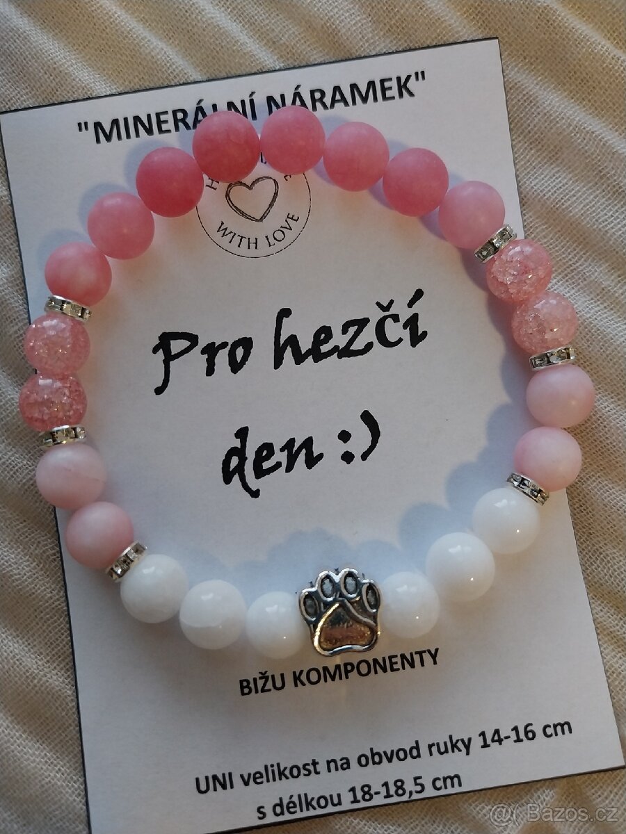 Minerální náramek "Pro hezci den" č.1