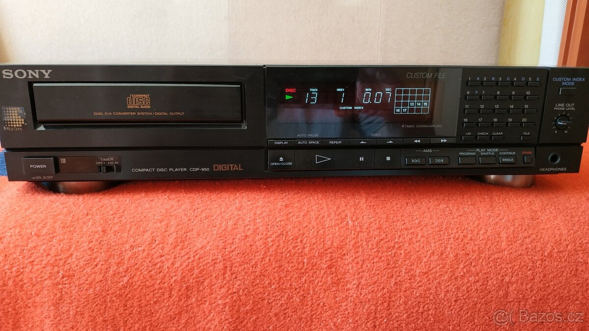 CD přehrávač SONY CDP-950 tuningovaný