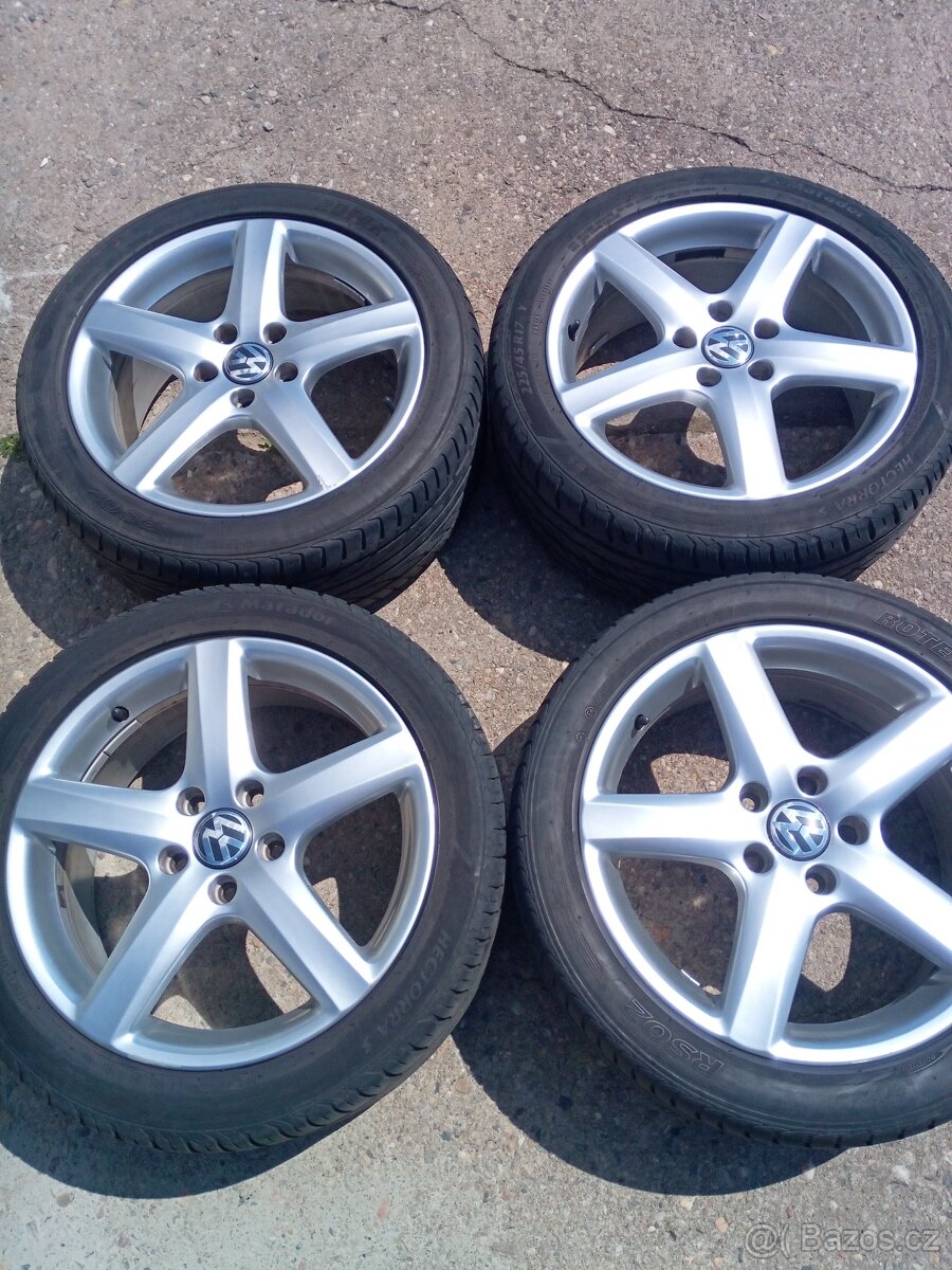 Sada alu kol 5x112 ET 54 vč. pneu 225/45 R 17