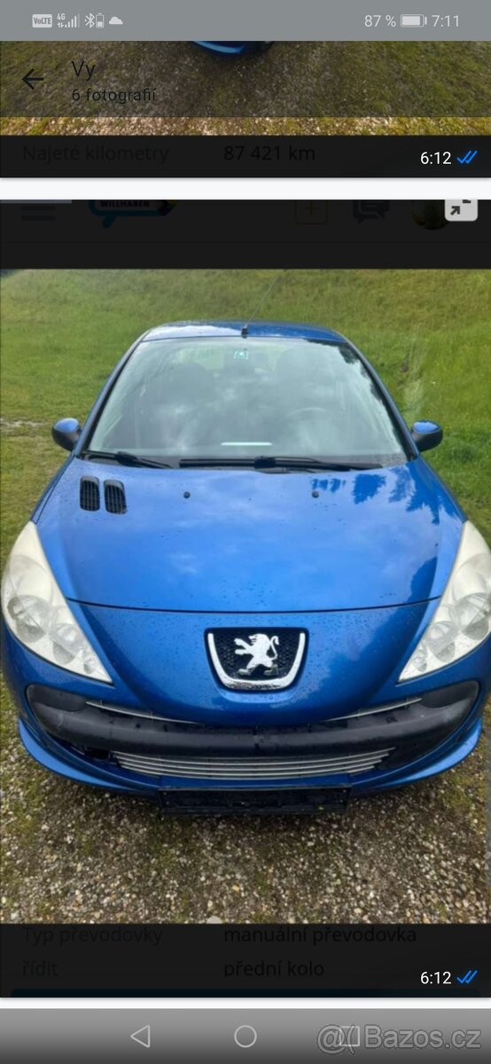 Peugeot 206+ 87.000km