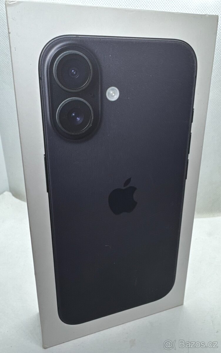 iPhone 16 256GB Black, komplet, záruka