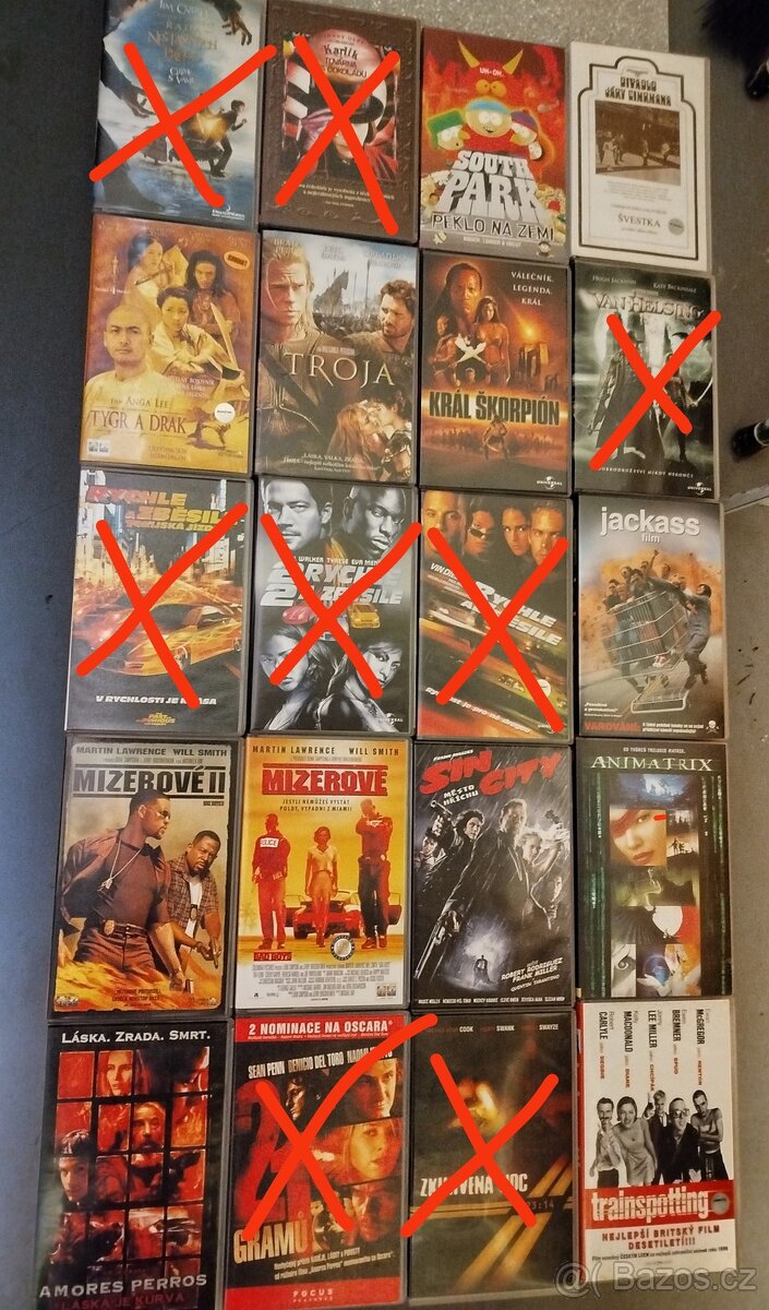 Prodám originální VHS