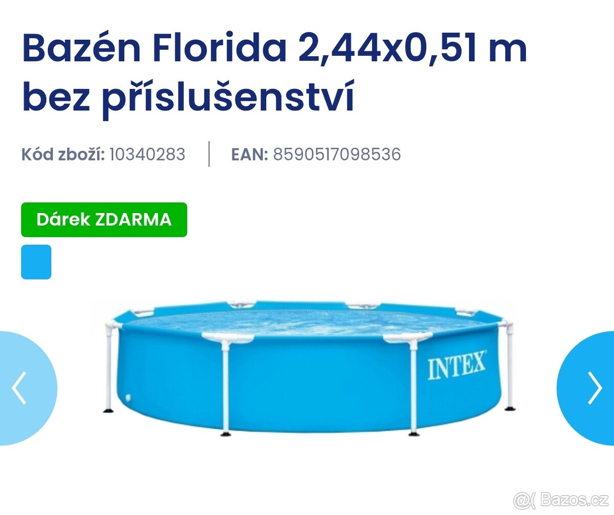 Bazén Marimex 2.44 m x 0.51 m