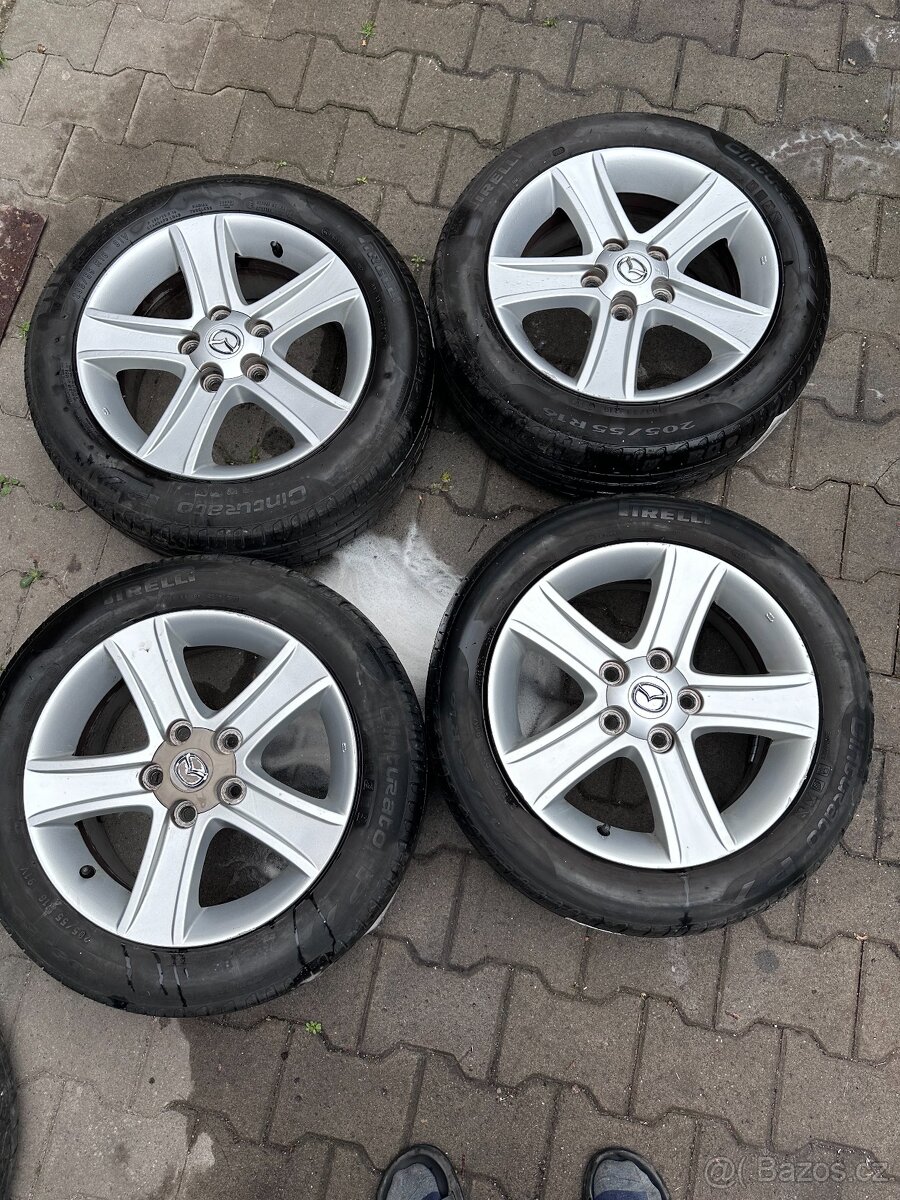 Letní sada alu kol Mazda 6 GG R16 - Pirelli 205/55 R16