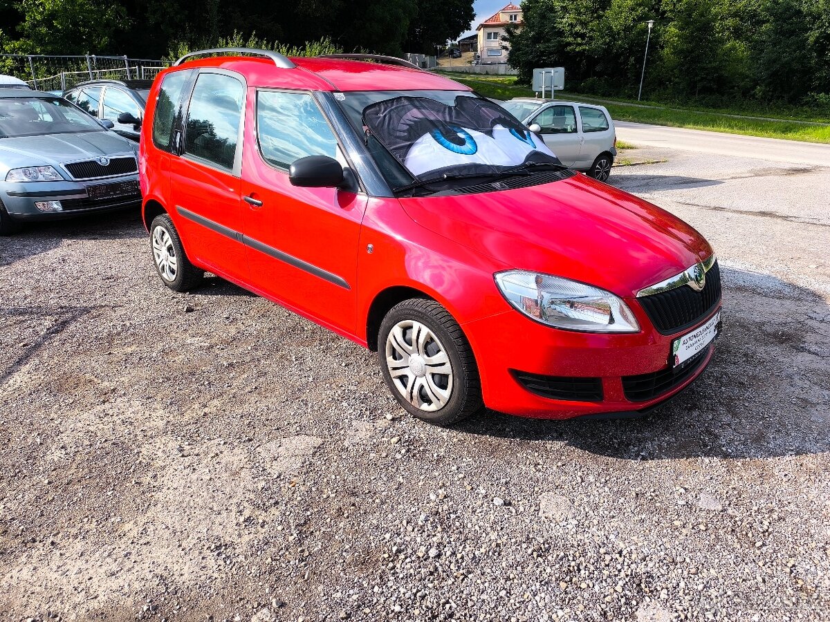 Škoda Roomster, 1,6TDI,KRÁSNÝ,JEN75TKM,1MAJ52L