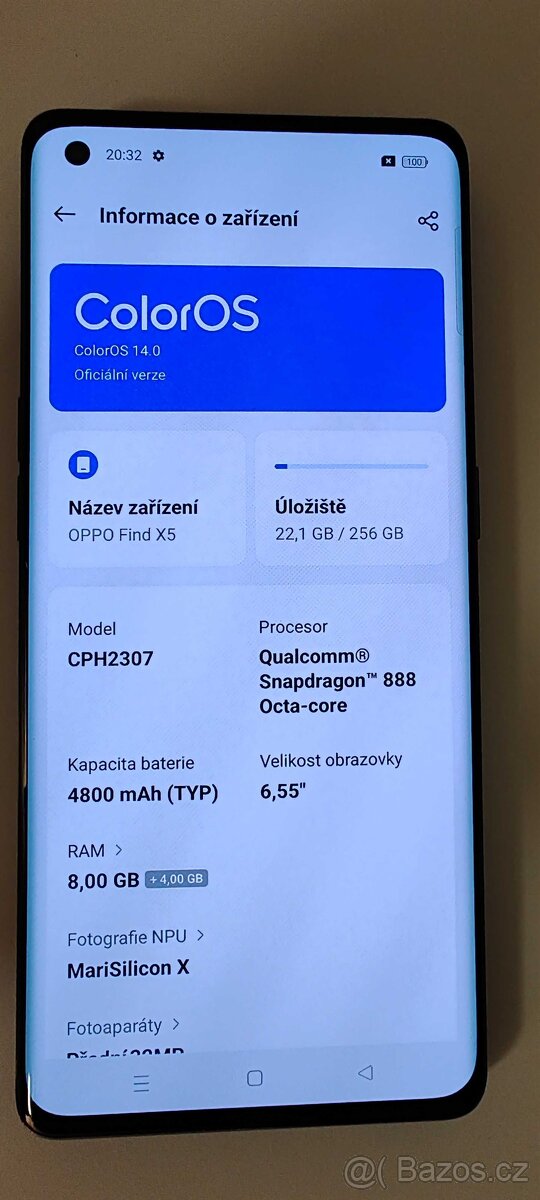 Oppo Find X5 256GB, Black