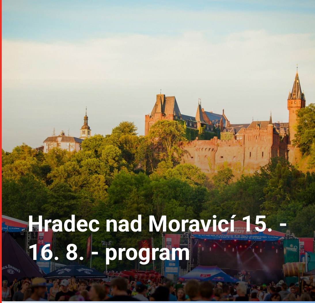 HradyCZ - 2x vstupenka a 2x vip kemp Hradec na Moravicí 15.