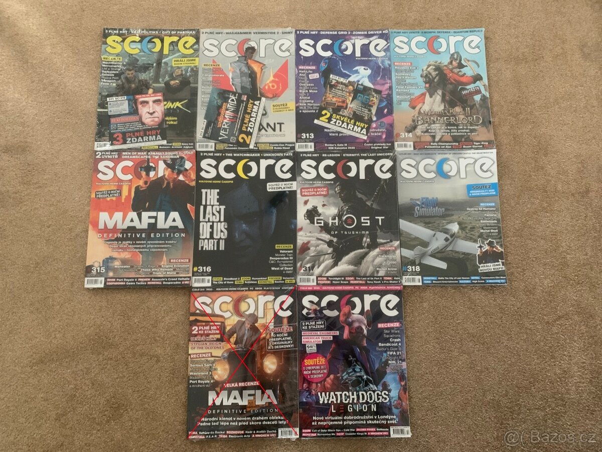 Časopisy Score 311-320