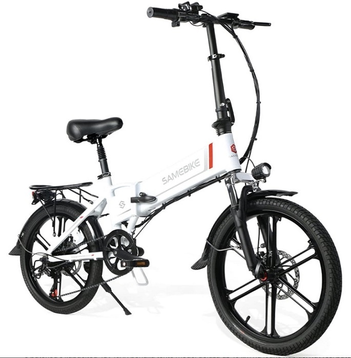 Skládací elektrické kolo motor 250W 48V 10Ah baterie 20 kola