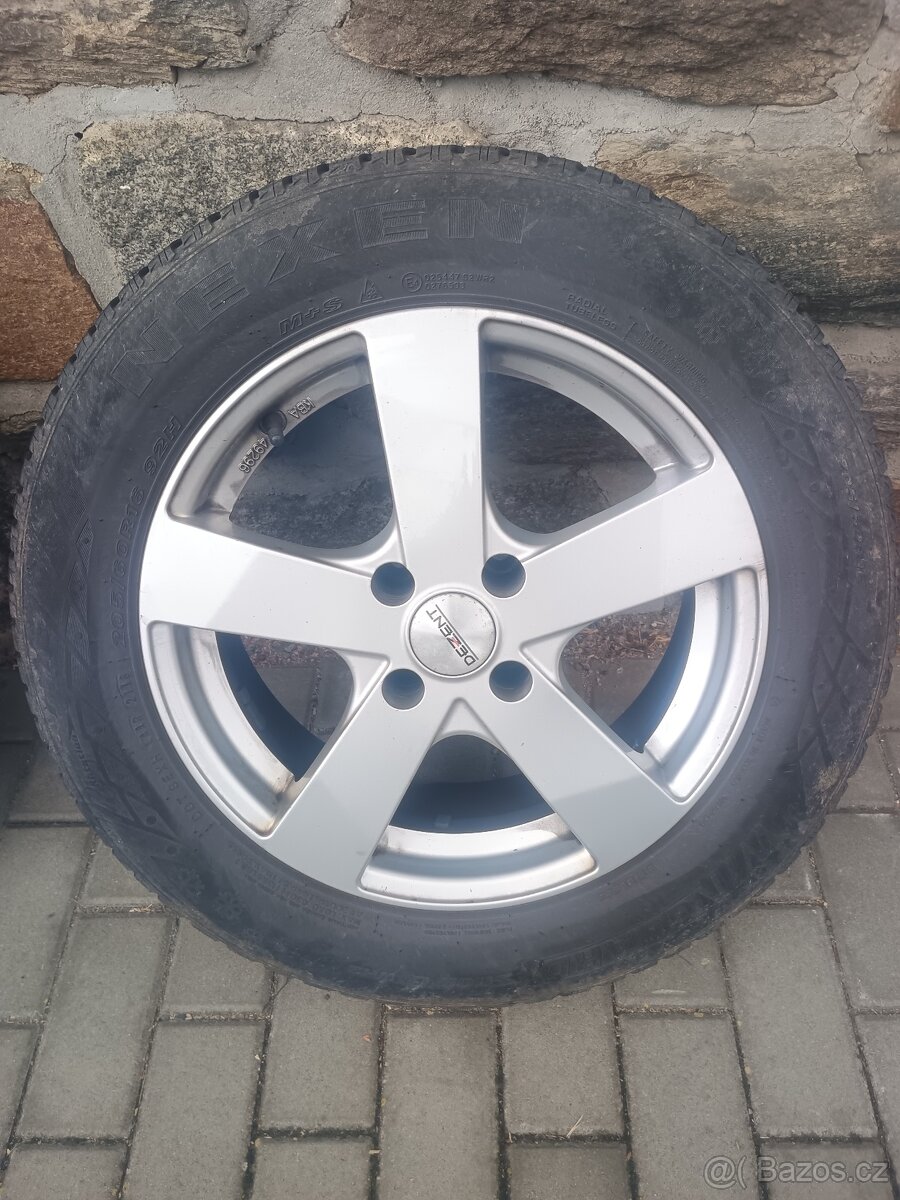 Zimní pneu 205/60 R16 + ALU disky 6,5J x 16