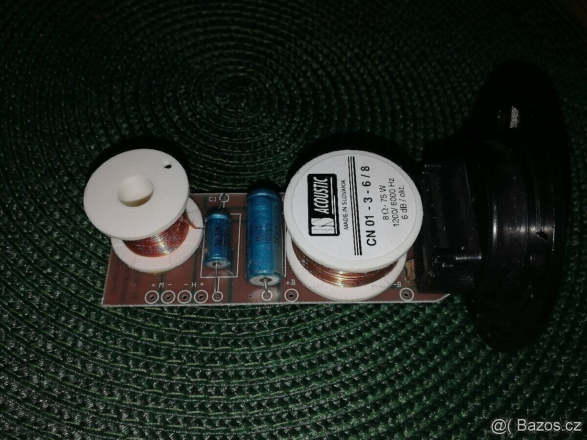 3 pásmová hobby výhybka s terminálem Příkon RMS75 WPříkon