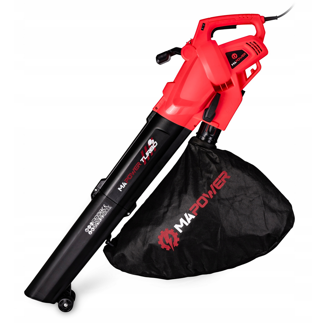 Elektrický vysavač s drtičem a fukar listí 3000W - záruka