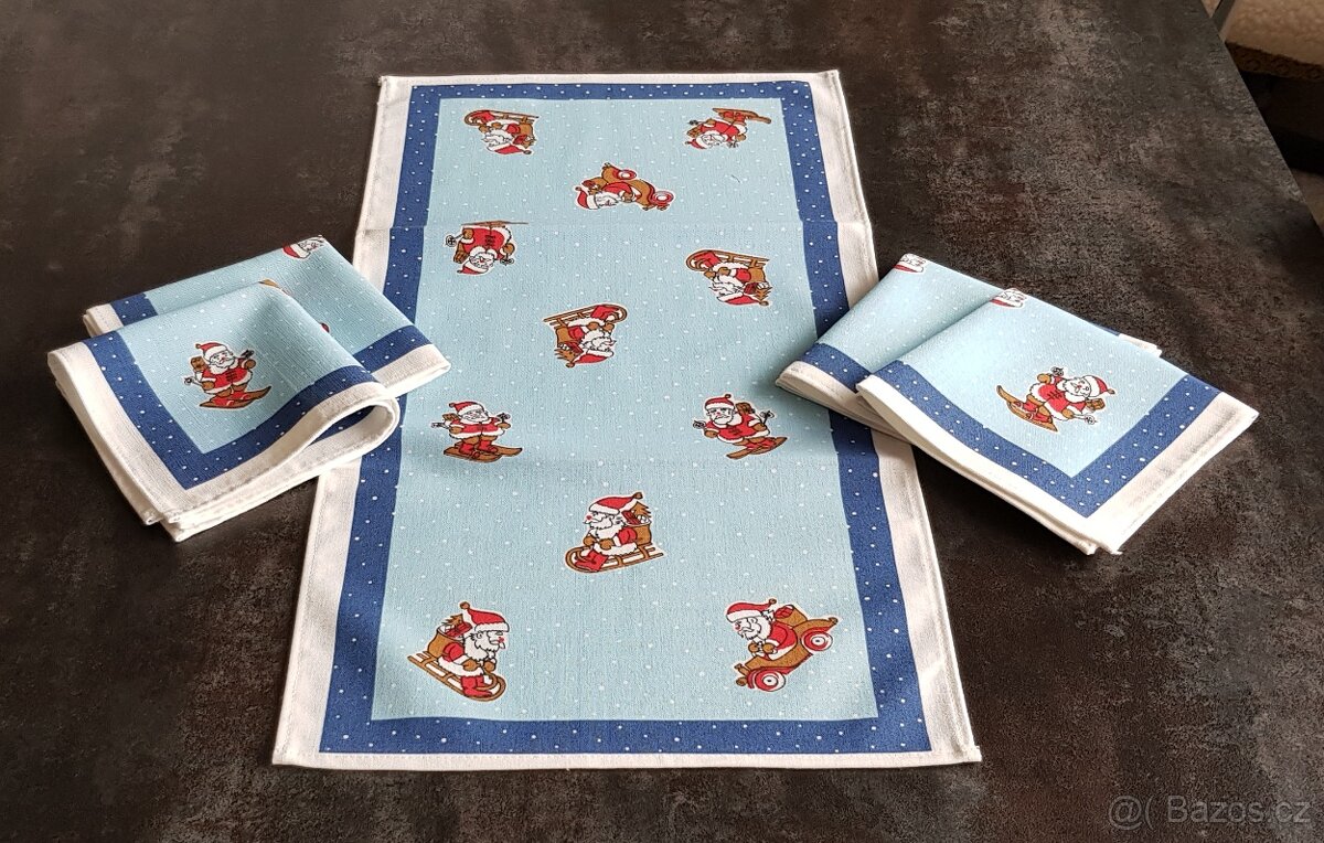 Prostírání – zimní dětské motivy
