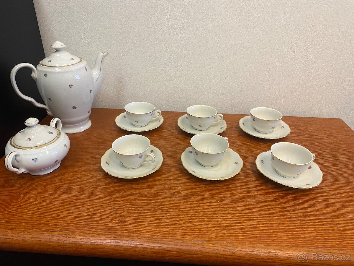 Porcelánová čajová souprava MSB Božíčany