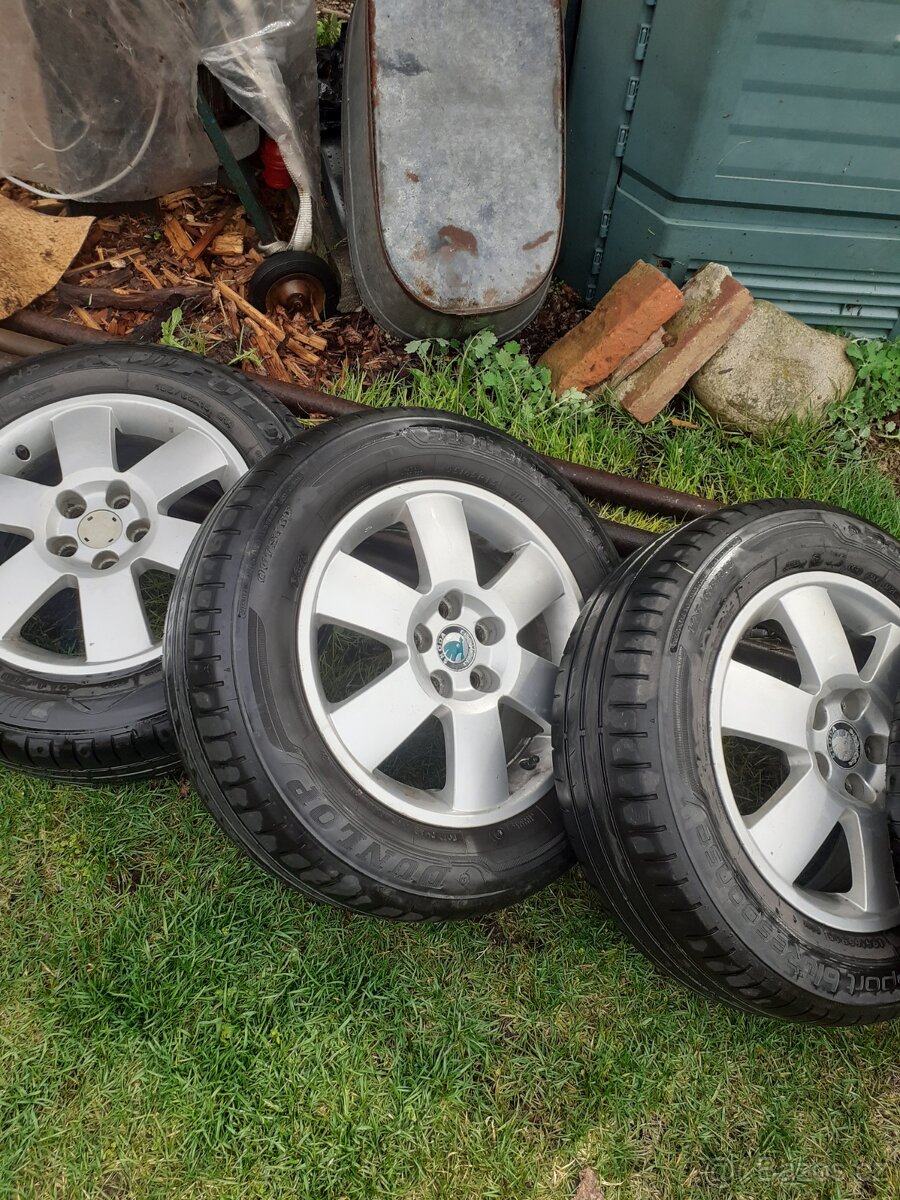 Originál alu kola 195/65/15 ET43 Octavia 1