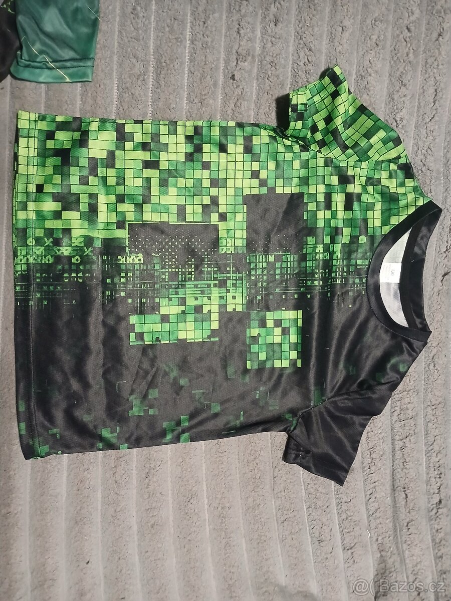 Minecraft dětské trička