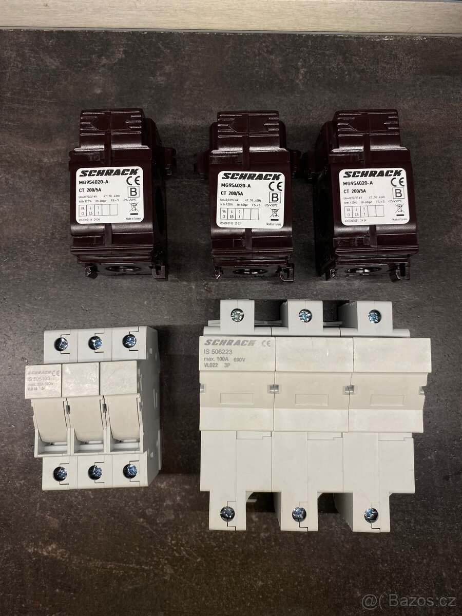 Rozvaděčové komponenty SCHRACK – odpínače 32A, 100A