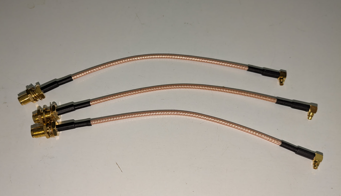 3x Pigtail MMCX - RP-SMA