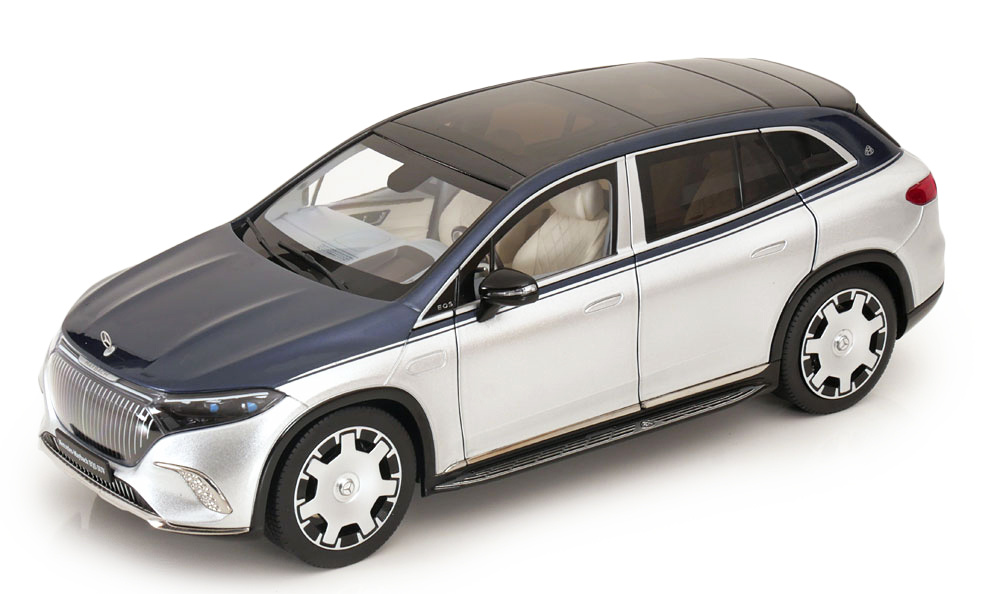 1:18 Mercedes Maybach EQS 680 SUV Z296 bluesilver NZG