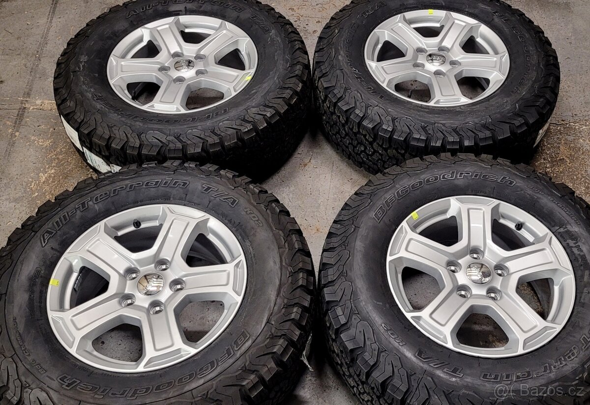 Jeep Gladiator, Wrangler, 17' alu disky,pneu, nové