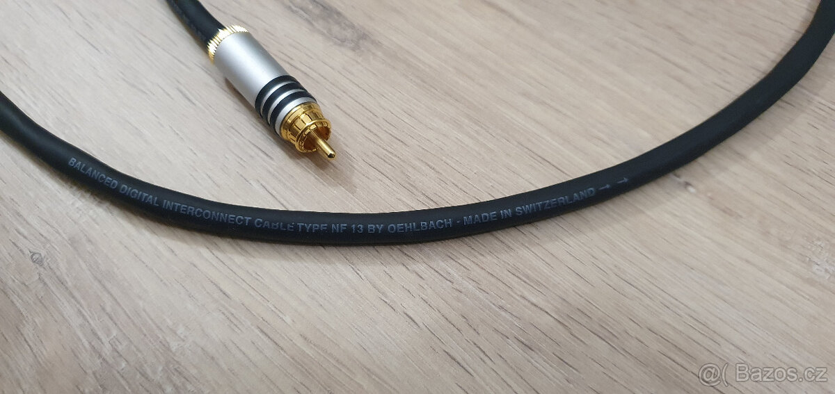 Digitální RCA coaxial kabel Oehlbach NF 13