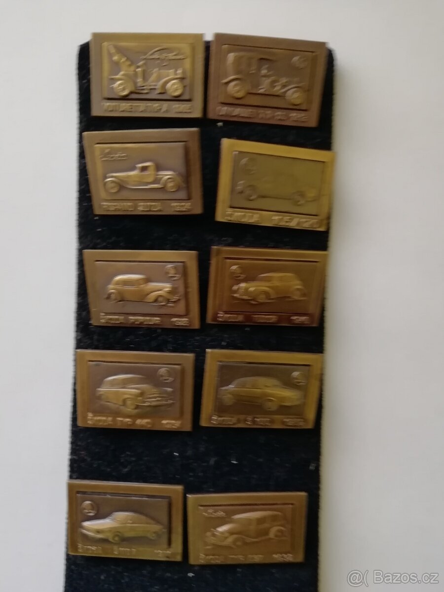 Odznaky Škoda automobilů od roku 1905- 1971