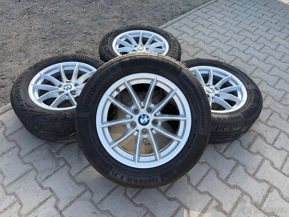 4x al kola 5x112 16 + pneu letní 205/60 R16