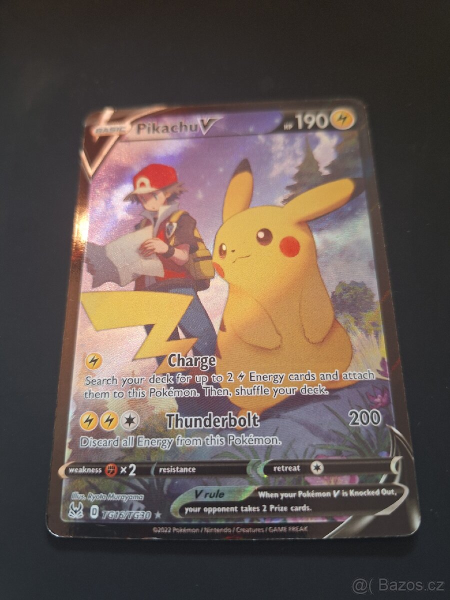 Pokémon pikachu tg16/tg30