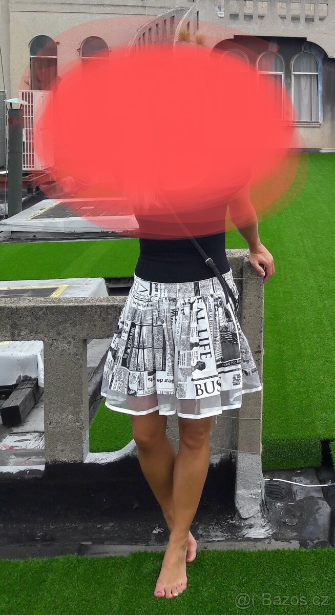 Originální ručně šitá minisukně