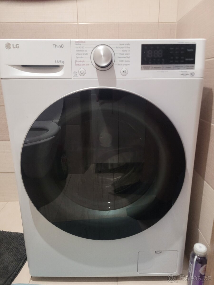 LG F2DV5S8S1, pračka se sušičkou, nepoužitá