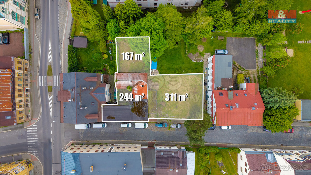Prodej pozemku k bydlení, 722 m², Jablonec nad Nisou
