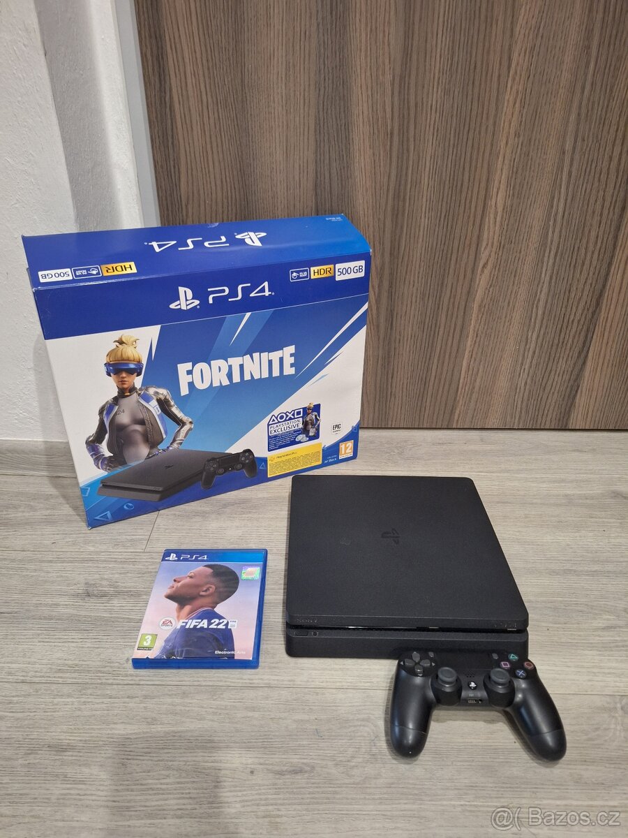 Playstation 4 Slim 500GB, PS4 +hry FIFA, Gta, NFS