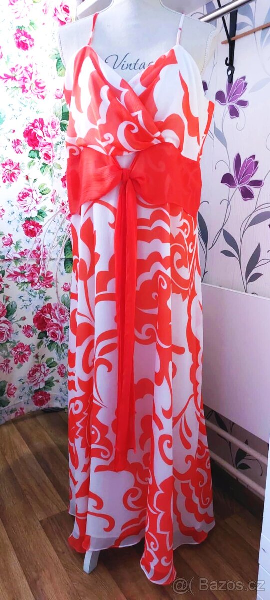 KRÁSNÉ NOVÉ LETNÍ MAXI ŠATY - MARKS&SPENCER - vel. 50