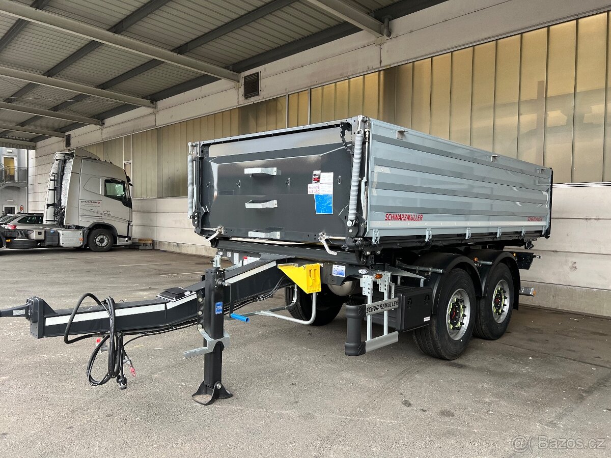Schwarzmuller TKA 2-A  3 stranný tandemový sklápěcí přívěs