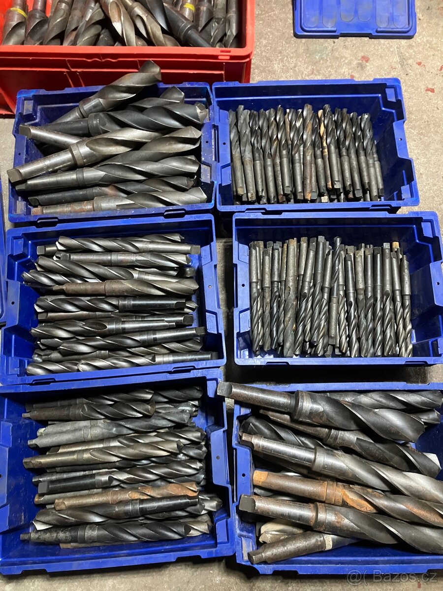 HSS vrtáky použité