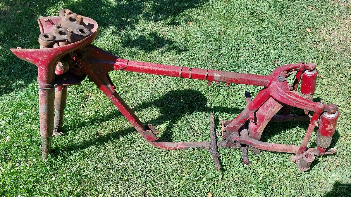 Rám s tlumiči Jawa-ČZ 150 typ 352 půlbuben