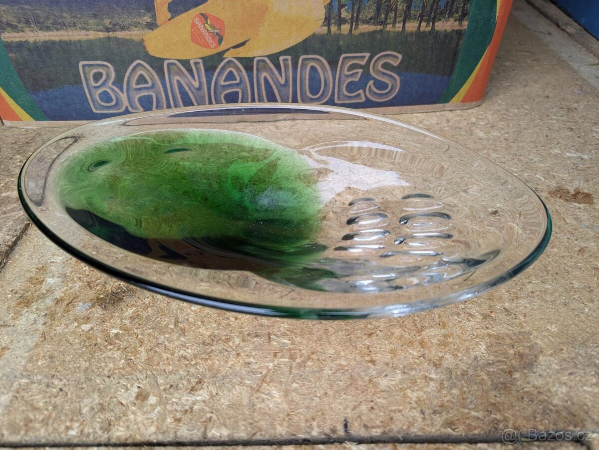Skleněná mísa, retro