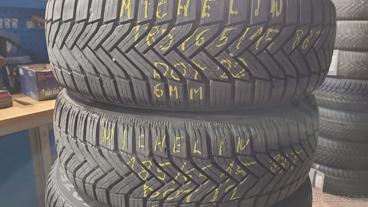 Zimní Michelin 185/65 R15 88T 2ks 2022 6mm