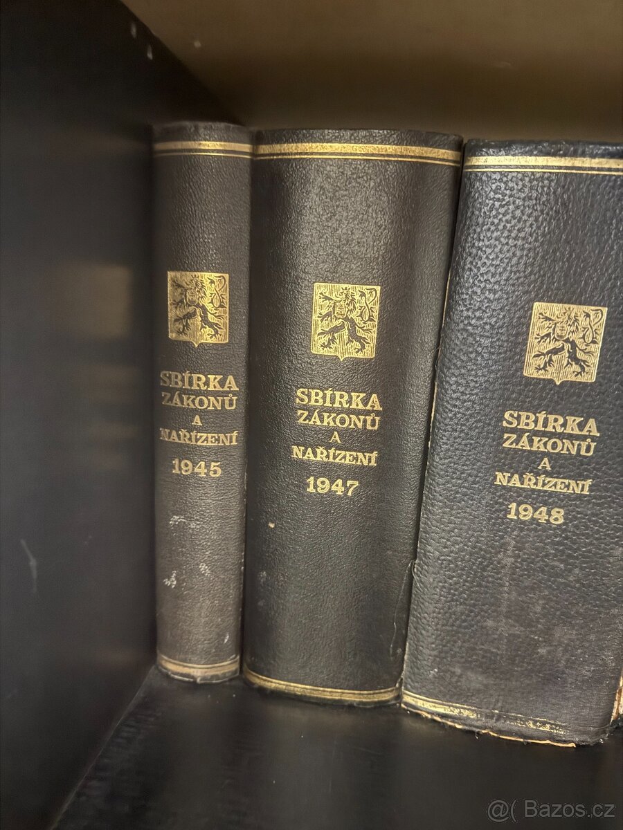 Prodám vázané sbírky zákonů