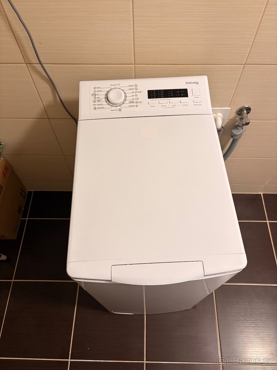 Pračka Siguro s vrchním plněním