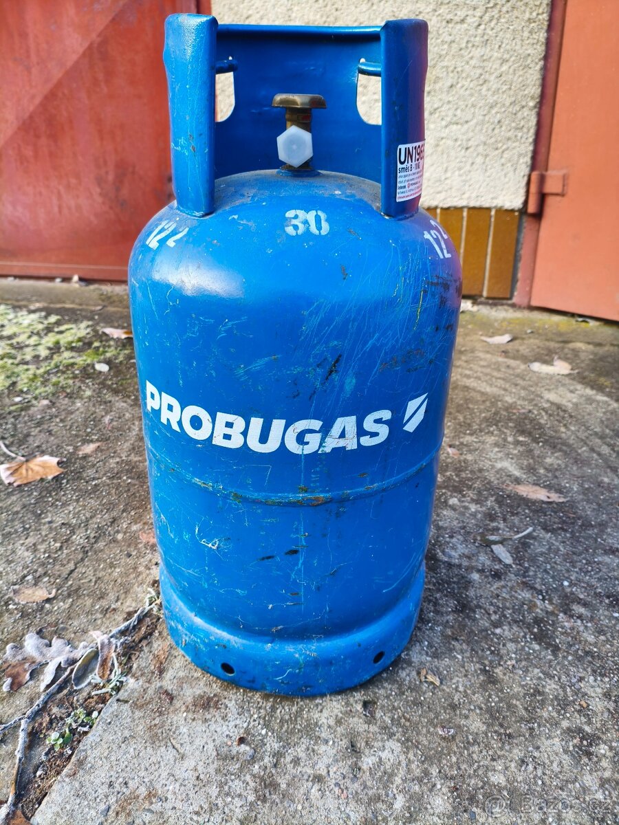 PB láhev 10 kg plná