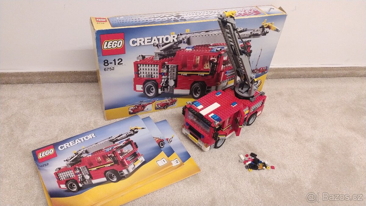 Lego 7652_Hasičské auto (Fire Rescue) 3v1