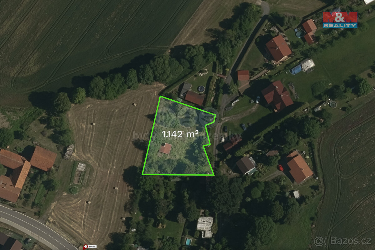 Prodej zahrady, 1422 m², Jeseník nad Odrou
