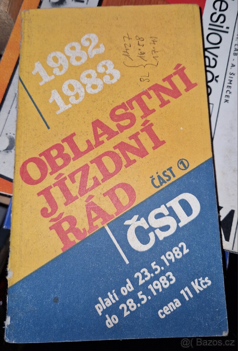 ČSD - DOPRAVNÍ ŘÁDY- LITERATURA