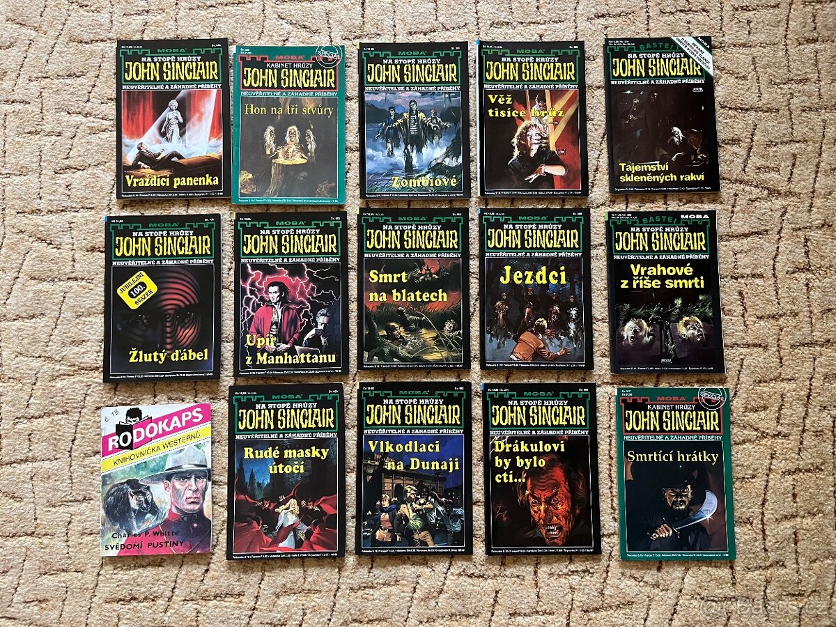 Sada časopisů John Sinclair 15ks