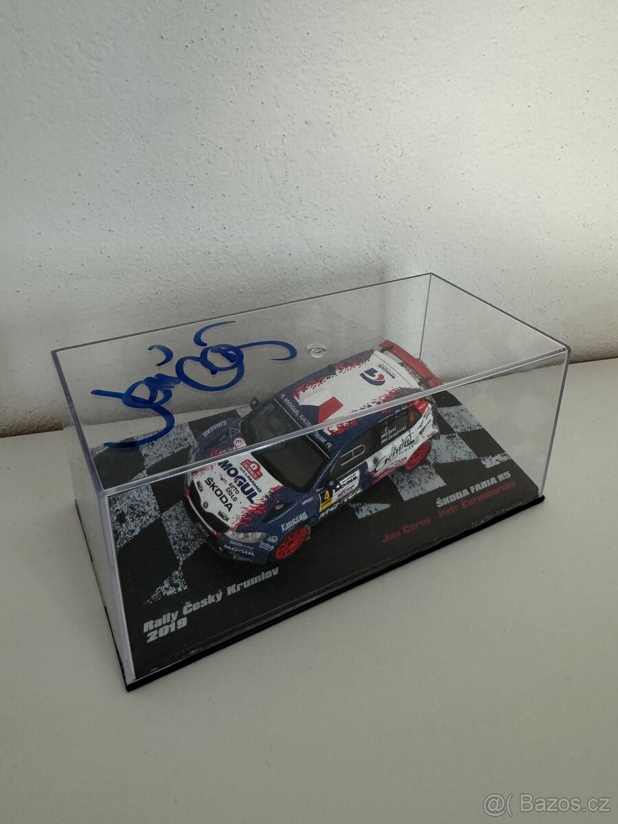 1:43 Škoda Fabia R5 premiový model + podpis
